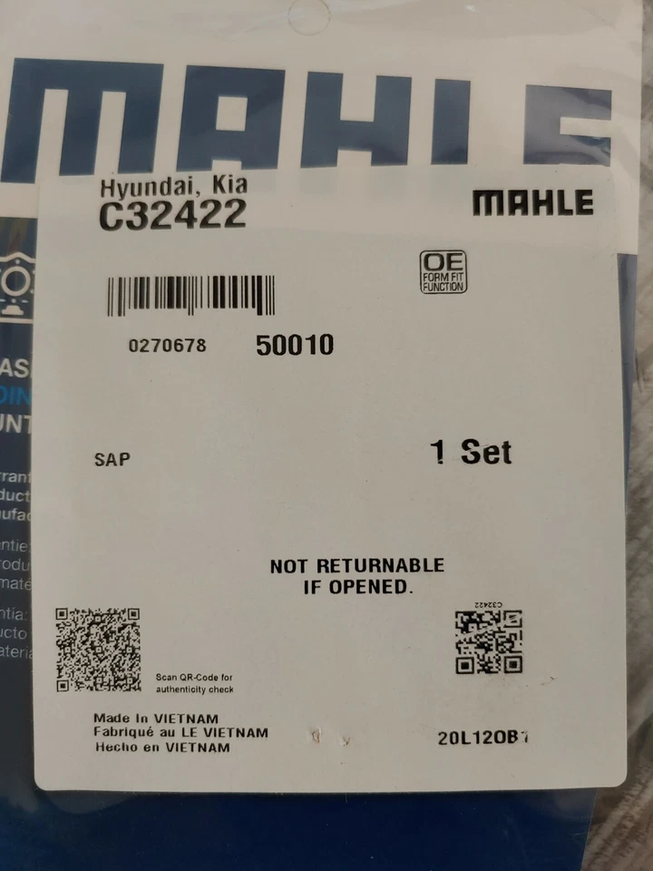 Engine Coolant Outlet Gasket fits 2009-2016 Kia Optima Sportage Forte, C32422 - Image 3 of 3