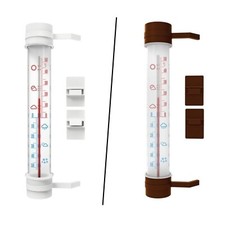 Window Thermometer 27cm Random Colour Scale from -50 to +50 °C Easy Installation