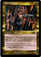 MTG Spined Sliver Time Spiral Played See Scan