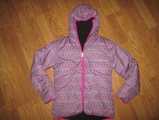 Girls COLUMBIA reversible insulated coat jacket sz L Lg 14 - 16