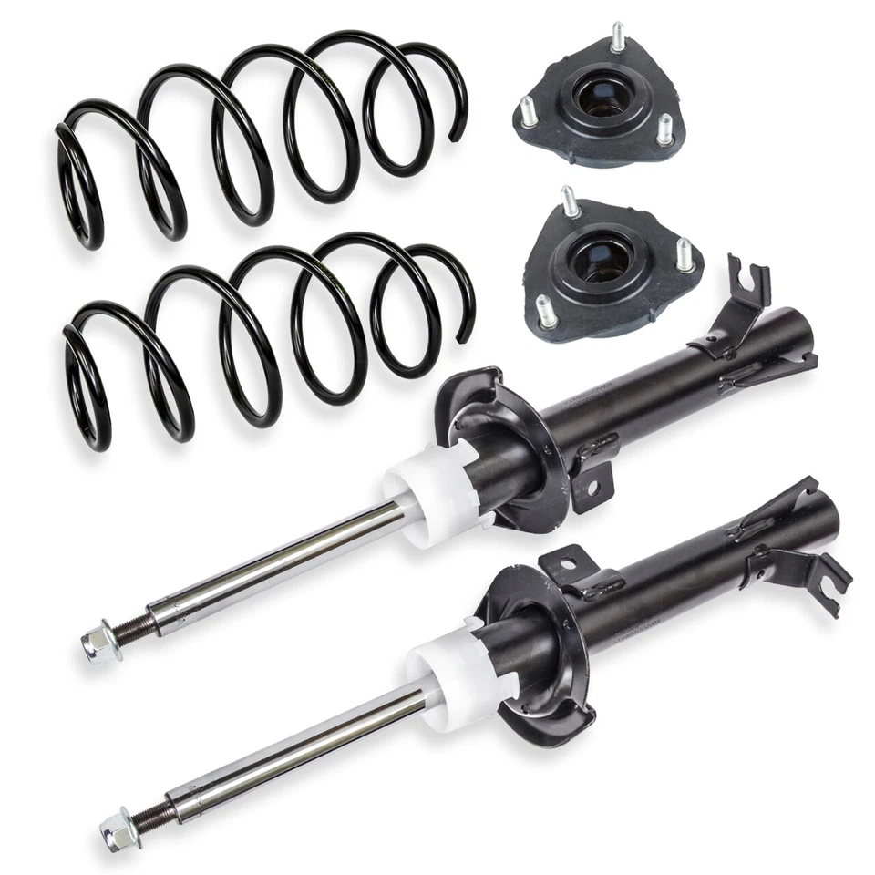 Stoßdämpfer + Fahrwerksfedern + Domlager vorne für Ford Fiesta V JH, JD