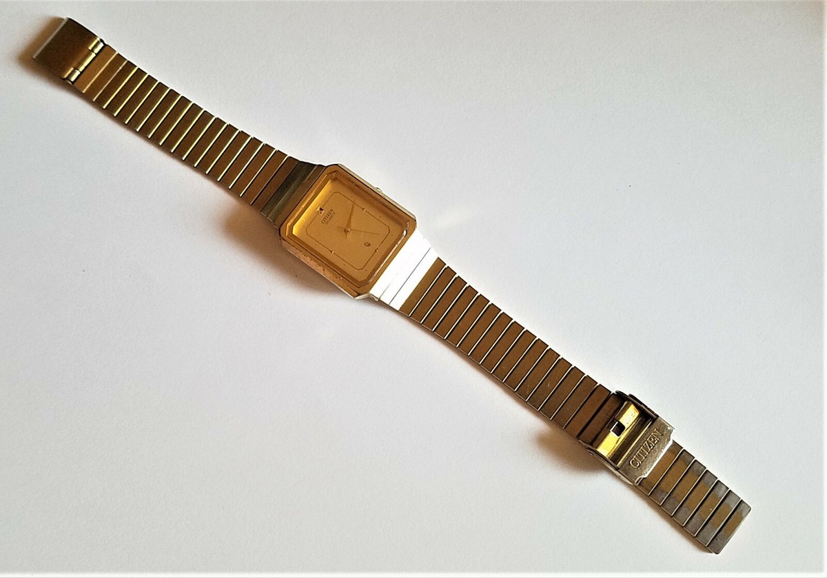 Citizen Men's 2030 205227 Y Quartz Watch Gold Dial & Ladder