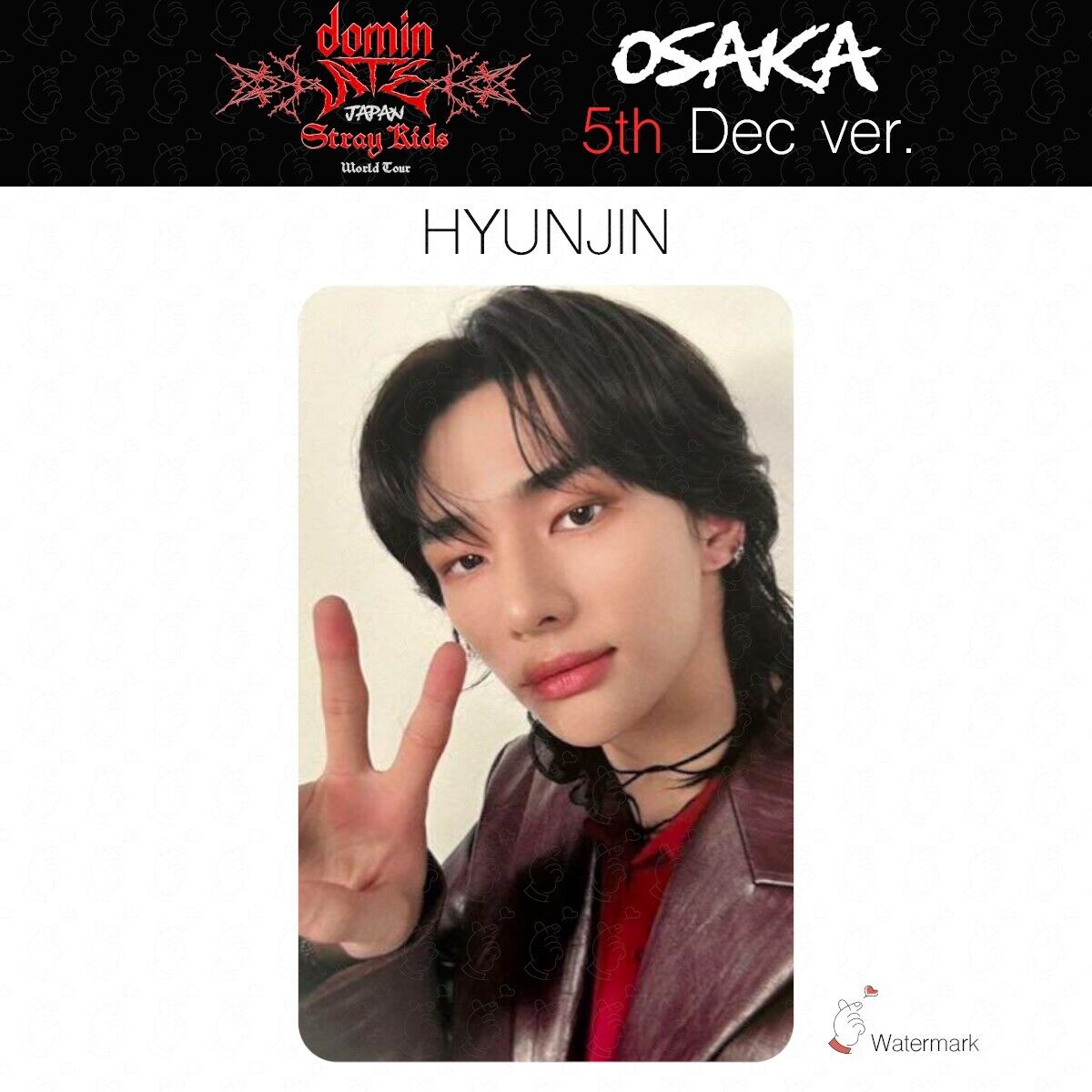 Stray Kids Tour dominATE JAPAN OSAKA Date limited photocard Stray Kids Tour dominATE JAPAN OSAKA Date limited photocard