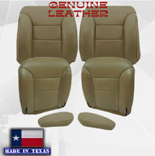 Leather Seat Covers For Chevy Silverado Tahoe Suburban 1995 1996 1997 1998 Tan