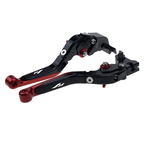Palanca de embrague de freno plegable izquierda y derecha para YAMAHA YZF R1 2004-2008 - Imagen 11 de 16