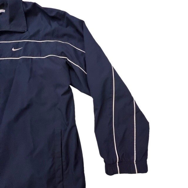 SACAI X NIKE Giacca vintage NIKE uomo grande blu navy full zip poliestere toggle vita golf