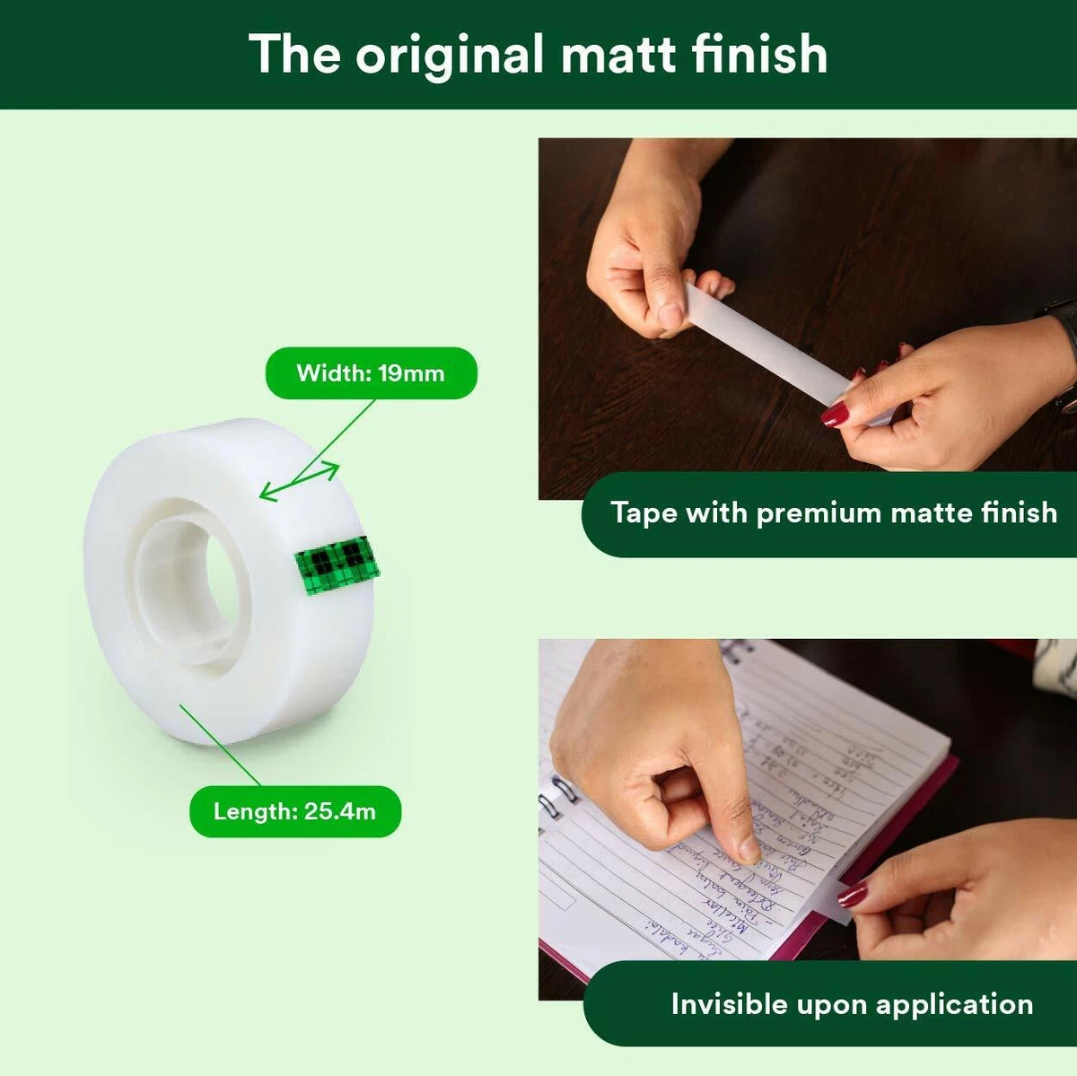 Invisible adhesive tape deals