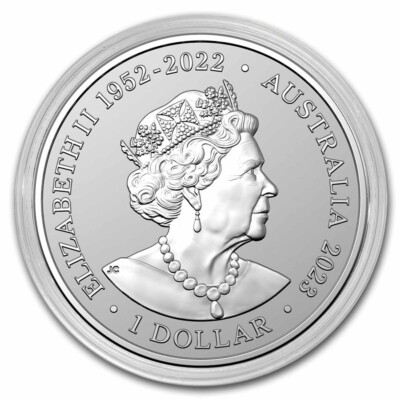 2023 Australia Rough Toothed Dolphin 1 oz .999 Silver 1