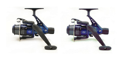 2 x Lineaeffe Sol  Reel Size 020 Fishing Reels for Float / Spinning Rod BLUE