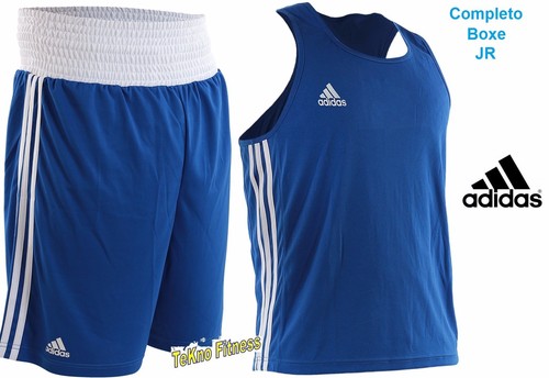 Completo Boxe Adidas Bambino Pantaloncino + Canotta - JR Abbigliamento  Tecnico | eBay
