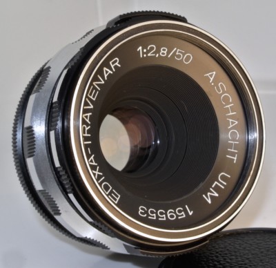 M42 A.SCHACHT ULM Edixa-Travenar 1:2,8/50 f2.8 50mm LENS + CAPS