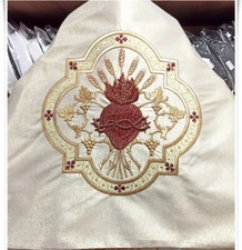 Humeral veil Sacred Heart Reach Embroidered