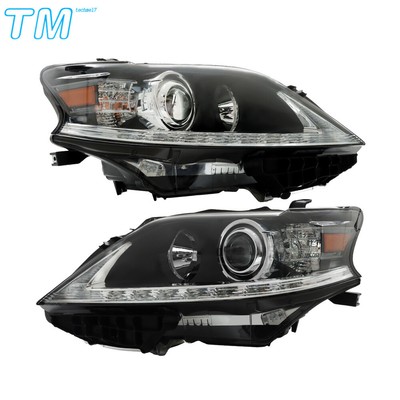 For 2013-2015 Lexus RX350 RX450H Headlights Black Housing Right&Left Side NO AFS