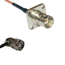 RG316 BNC Flange Female to RP-TNC Male Angle RF Cable Rapid-SHIP LOT