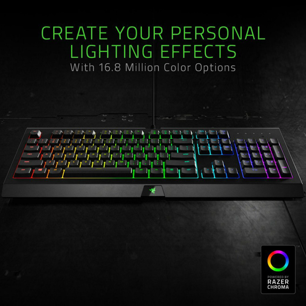 Razer Cynosa Chroma キーボード　US配列　 （値下げ可能） Razer Cynosa Chroma RGB Gaming keyboard Spill-Resistant Durable