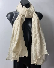 Fashion Style Womens Scarf Beige Oversized Head Wrap Cover Accessory Wear