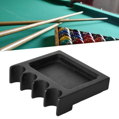 Pool Cue Holder for Table Rounded Edges 4 Slots Portable Billiard Cue ...