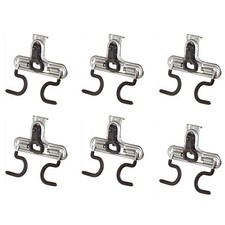 Rubbermaid 1784454 FastTrack Wall S Hook Handle Storage Organizer Rack 6 Pack