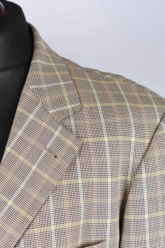 Jaqueta Blazer Clássica Hugo Boss x Loro Piana Hobbes Tamanho G / UK42 / EU52 / IT52 - Imagem 2 de 4