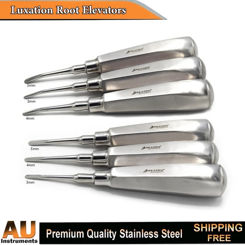 Dental Luxating Elevators Oral Surgery Tooth Extraction Surgical Root Instrument - Foto 4 di 4