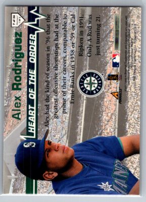 1997 Score #7 Alex Rodriguez Heart of the Order | eBay