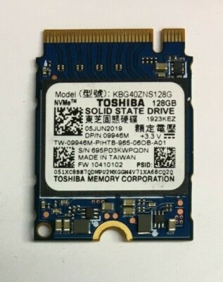 Lot of 100: 128GB M.2 PCIE NVME 2230 SSD Solid State Drive Major Brands