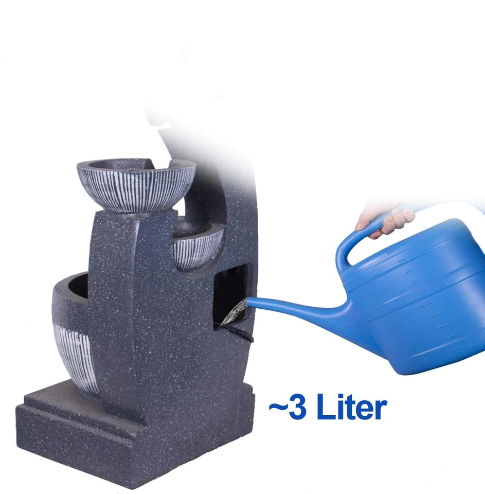 Springbrunnen BK802 Zimmerbrunnen Gartenbrunnen In und Outdoor mit Beleuchtung - Bild 3 von 4