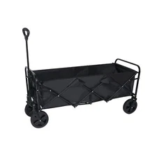 YSSOA Heavy Duty Folding Portable Hand Cart with Removable Canopy, 8'' Wheels...