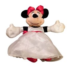 Disney parks Minnie Mouse wedding dress Plush collectible Small 6-14 in
