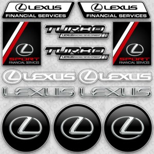 Brand New Lexus F Sport Racing Car Logo Fender Sticker Vinyl 3D Decal – JK Racing Inc