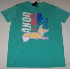 Nwt Akoo Waterfall Green Split Velvet Top Hat Slick Fox T-shirt Mens M