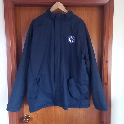 Chelsea FC Coat Jacket Official Merchandise XL Navy VGC
