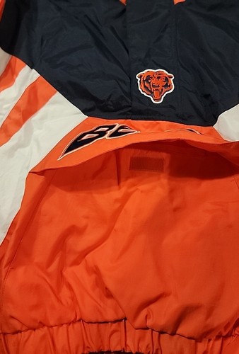 NEW Vintage Style Chicago Bears Starter Jacket 1/4 Zip Pullover Mens Size Small - Picture 13 of 15