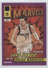 2021-22 Panini Donruss Net Marvels Press Proof Purple Luka Doncic #1 00zd