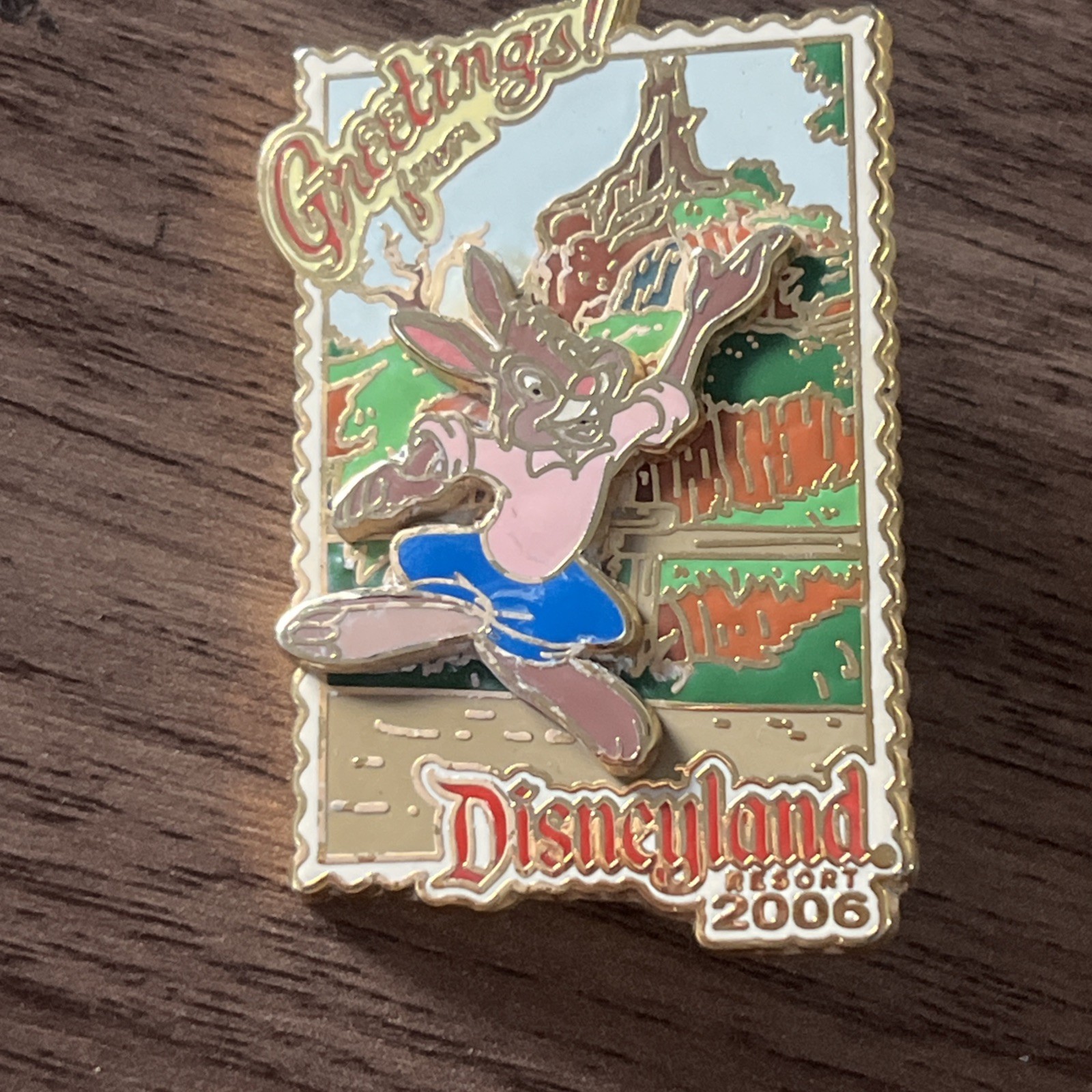 Disney Splash Mountain Disneyland 'Greetings from Disneyland' Series Pin Brer
