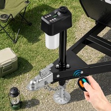 Qjd-wruu76 Jacks Leveling Chocks Black 7600lbs Electric Trailer Jack 2pcs Rem Qjd-wruu76 Jacks Leveling Chocks Black 7600lbs Electric Trailer Jack 2pcs Rem