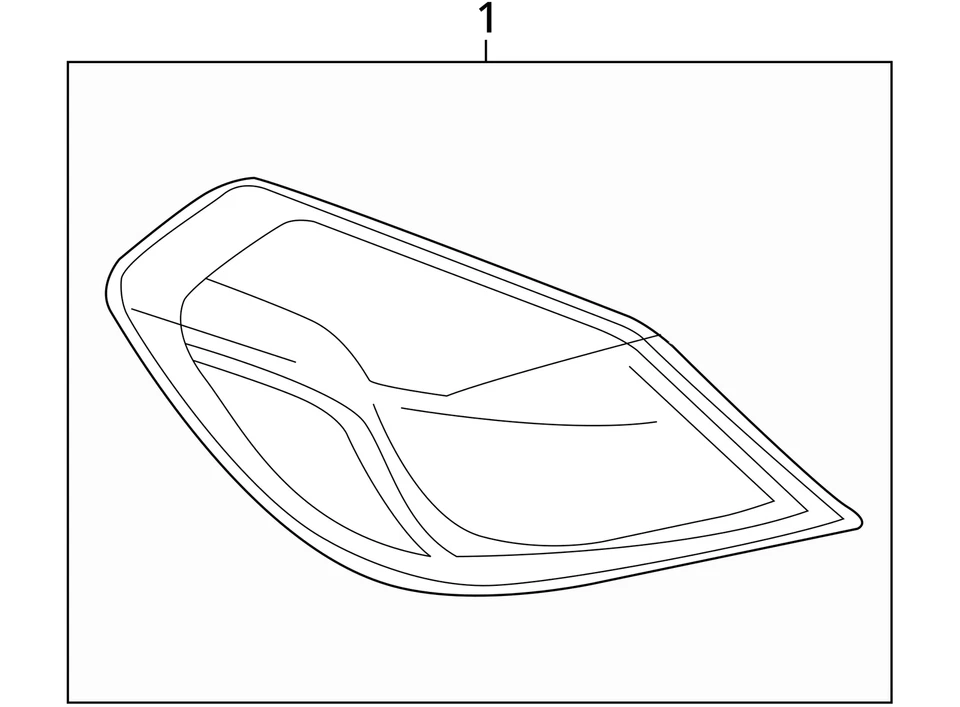 Lanterna traseira esquerda do motorista quarto de painel montado se encaixa 12-19 BMW 640i 744044 - Imagem 4 de 4