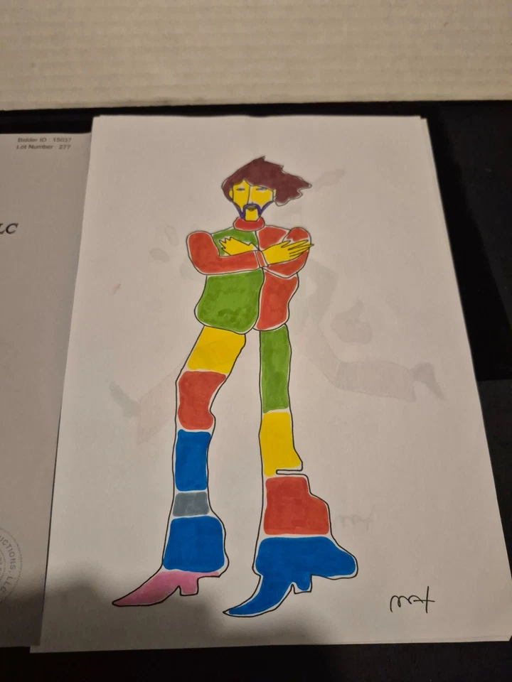 ekim PETER MAX OBRAS DE ARTE ORIGINALES Y FIRMADAS ACUARELA 3 PIEZAS Foto 3 de 4