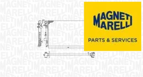 Magneti Marelli 350213955000 KüHler FüR MotorküHlung MotorküHler-image