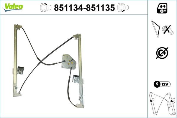 Valeo 851134 Fensterheber Vorne Links FüR MERCEDES-BENZ-image