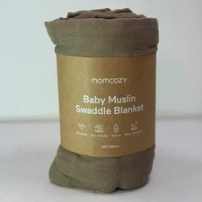 Momcozy Baby Muslin Swaddle Blanket 120x120cm Breathable Natural Skin Friendly