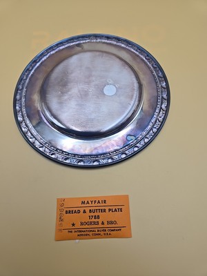 1788 Rodgers & Bro. Silver Bread & Butter Plate | eBay