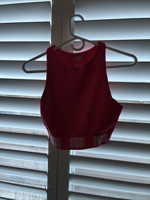 #ad UGG Women’s Pink Sports Top Size Small Tank Top Brand New Originally $65 US. $45.00