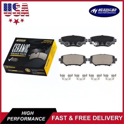 Fits 2017 - 2018 Mazda 3 Japan Built Models Rear Ceramic Brake Pads w/Hardware