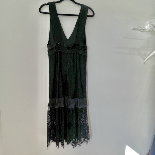 Lulu’s Sweet Feelings Black Lace Midi Dress Cocktail Women’s L #D1810 - Picture 11 of 16