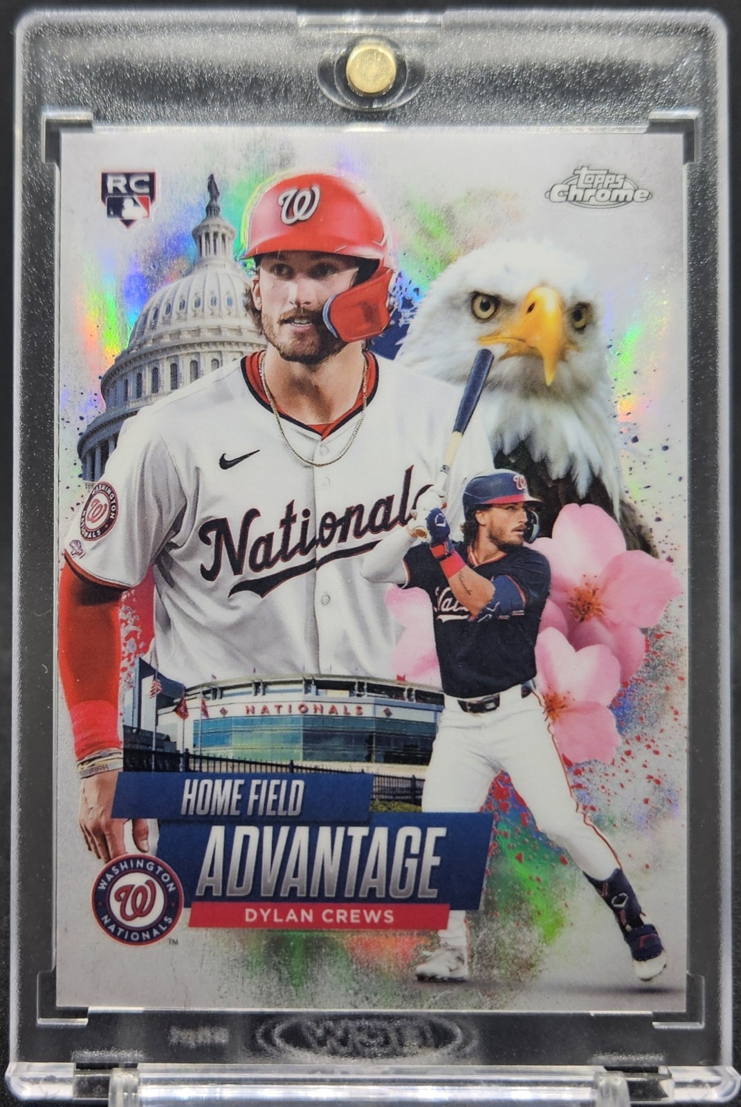 2025 Topps CHROME DYLAN CREWS Rookie Home Field Advantage SSP RC NATIONALS