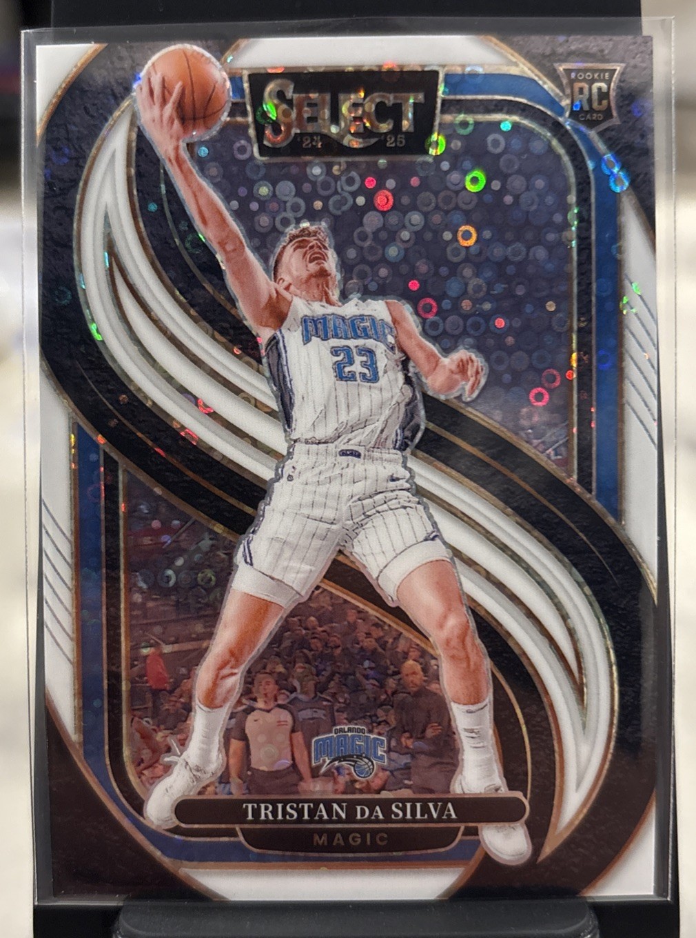 /75 Tristan Da Silva Premier Level White Disco Prizm RC Magic 📈 2024-25 Select