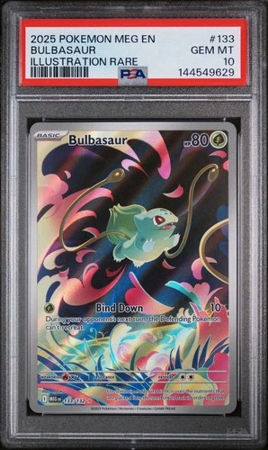 Pokemon Mega Evolution Bulbasaur 133/132 - PSA 10