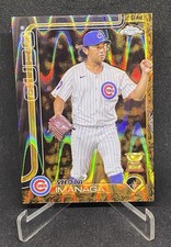 SHOTA IMANAGA 2025 Topps Gilded Chicago Cubs GOLD RAYWAVE Refractor PR#/25
