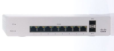 Cisco Meraki MS120-8LP-HW PoE+ Gigabit Ethernet Switch w/ AC Adapter